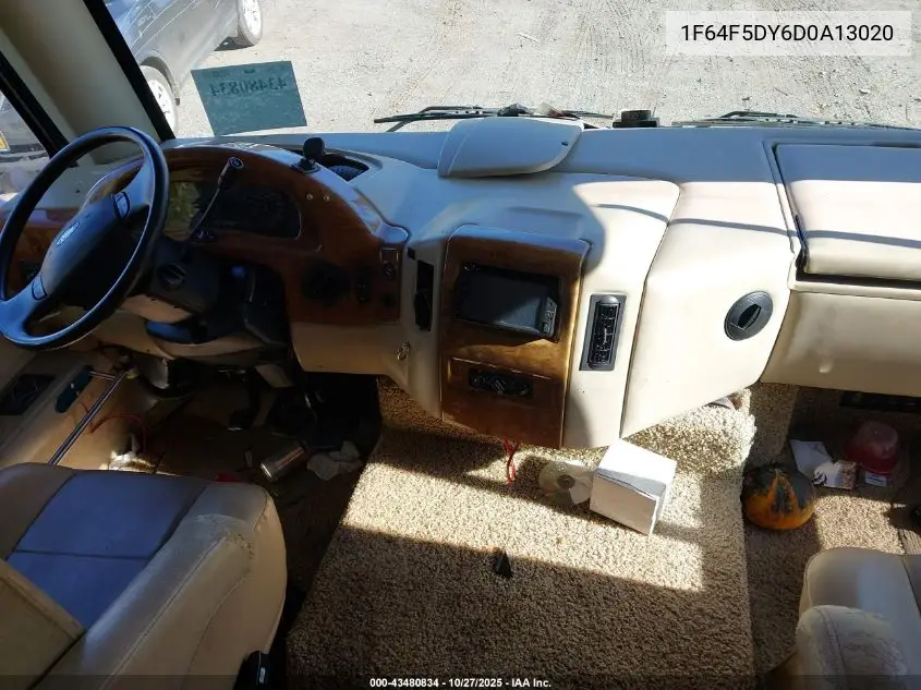 2013 Ford F53 VIN: 1F64F5DY6D0A13020 Lot: 43480834