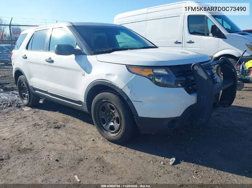 1FM5K8AR7DGC73490 2013 Ford Utility Police Interceptor