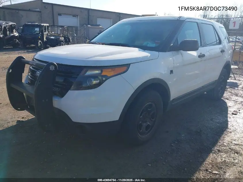 1FM5K8AR7DGC73490 2013 Ford Utility Police Interceptor