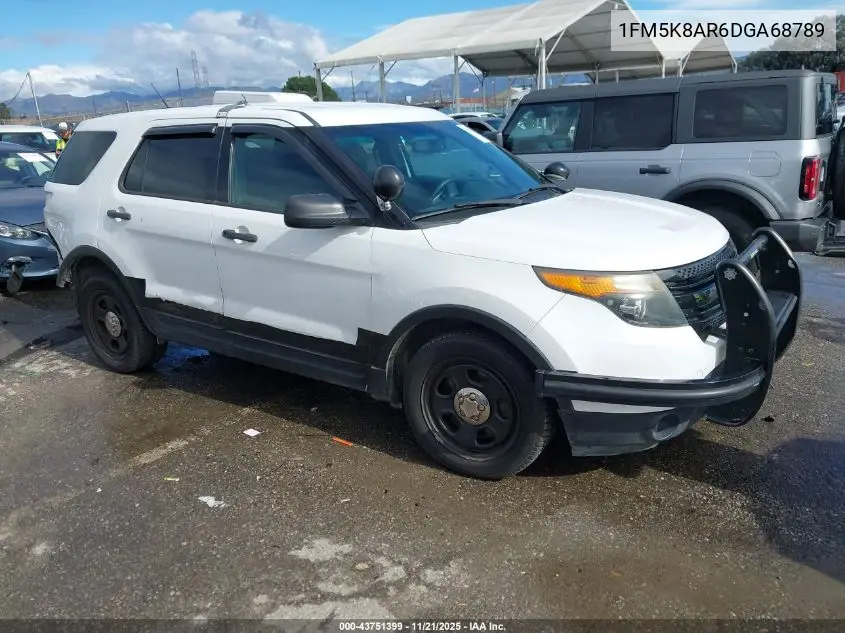 1FM5K8AR6DGA68789 2013 Ford Utility Police Interceptor