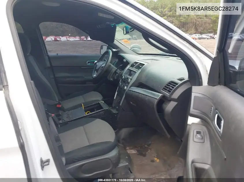 1FM5K8AR5EGC28274 2014 Ford Utility Police Interceptor