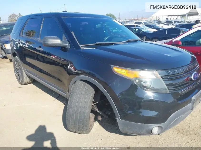 1FM5K8AR6EGB96418 2014 Ford Utility Police Interceptor