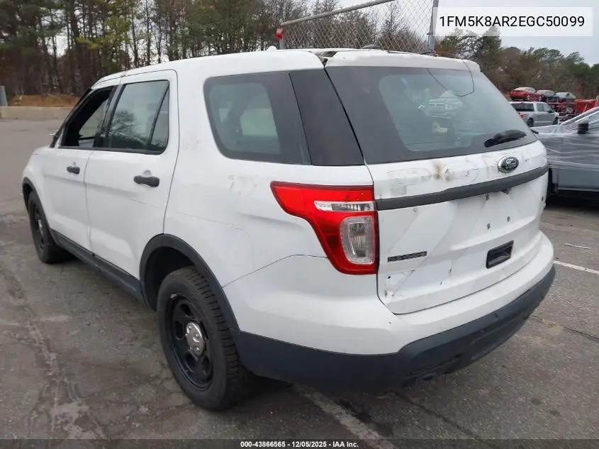 1FM5K8AR2EGC50099 2014 Ford Utility Police Interceptor