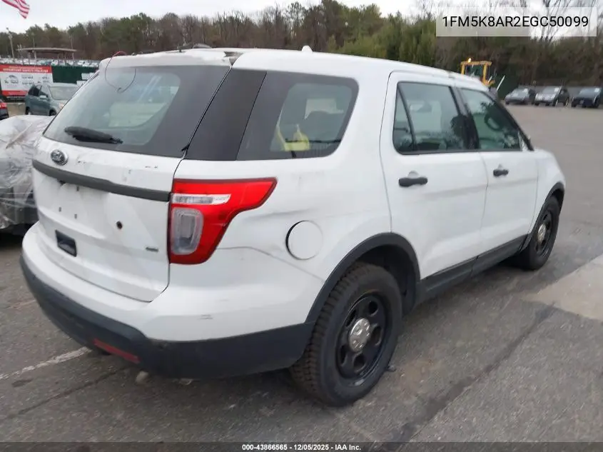 1FM5K8AR2EGC50099 2014 Ford Utility Police Interceptor