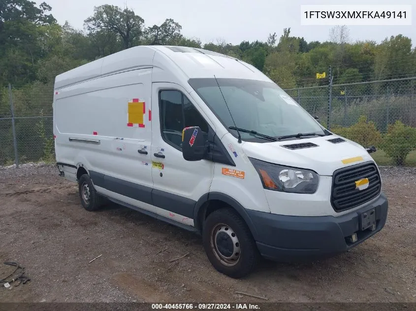 1FTSW3XMXFKA49141 2015 Ford Transit-350