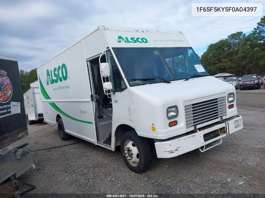 2015 Ford F-59 Commercial Stripped VIN: 1F65F5KY5F0A04397 Lot: 43514537