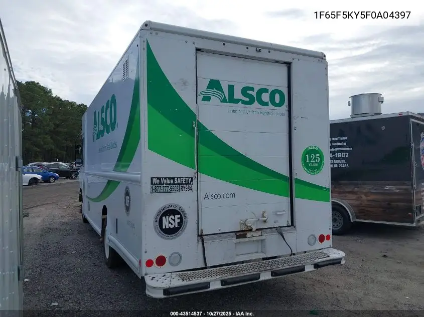 2015 Ford F-59 Commercial Stripped VIN: 1F65F5KY5F0A04397 Lot: 43514537