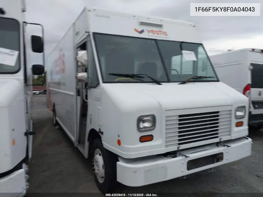2015 Ford F-59 Commercial Stripped VIN: 1F66F5KY8F0A04043 Lot: 43539418