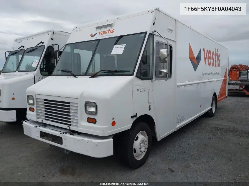 2015 Ford F-59 Commercial Stripped VIN: 1F66F5KY8F0A04043 Lot: 43539418