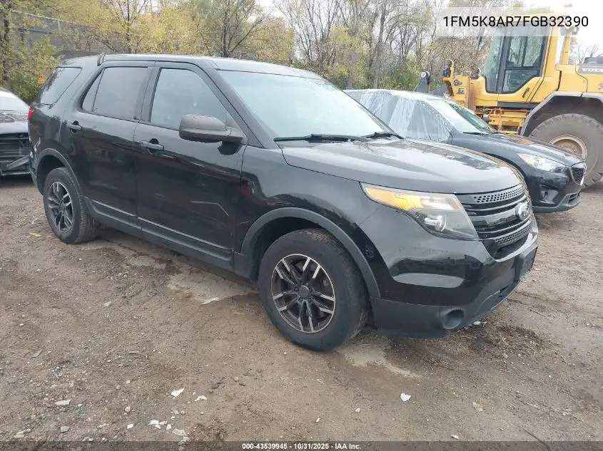 1FM5K8AR7FGB32390 2015 Ford Utility Police Interceptor