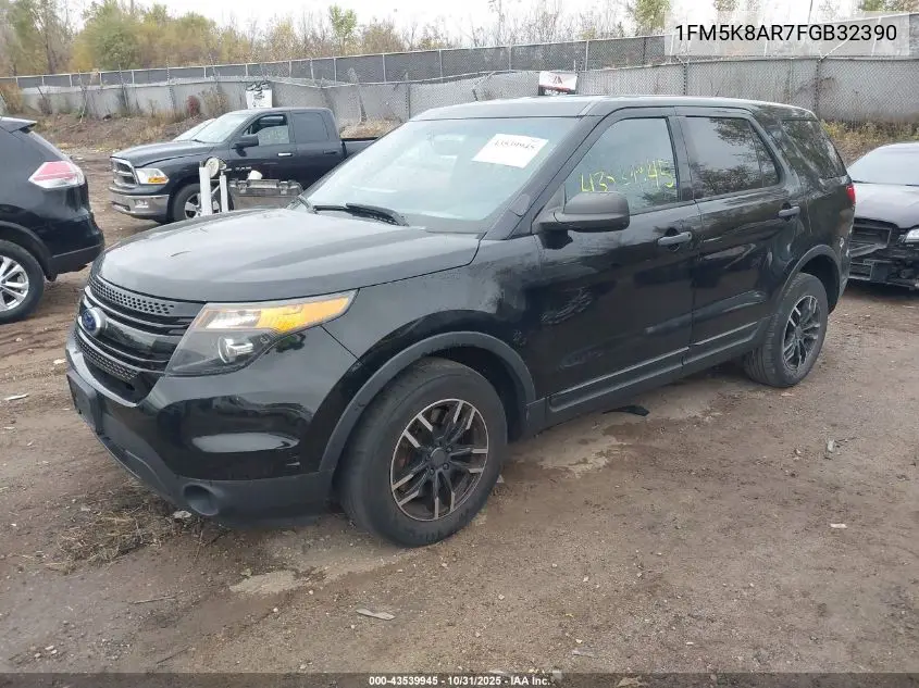 1FM5K8AR7FGB32390 2015 Ford Utility Police Interceptor