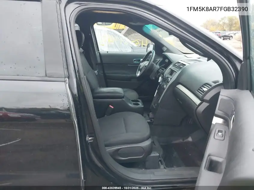 1FM5K8AR7FGB32390 2015 Ford Utility Police Interceptor