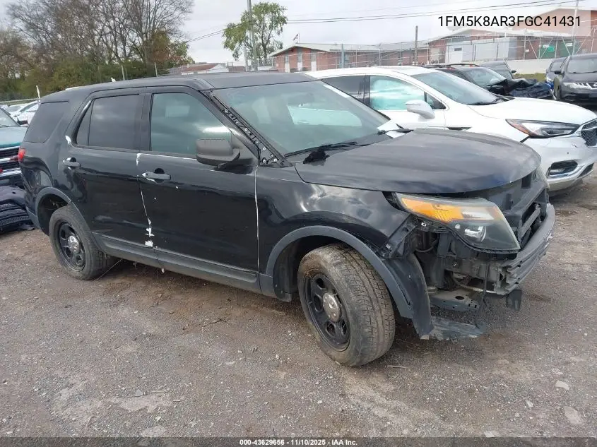 1FM5K8AR3FGC41431 2015 Ford Utility Police Interceptor