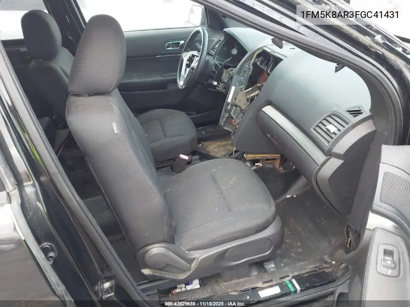 1FM5K8AR3FGC41431 2015 Ford Utility Police Interceptor