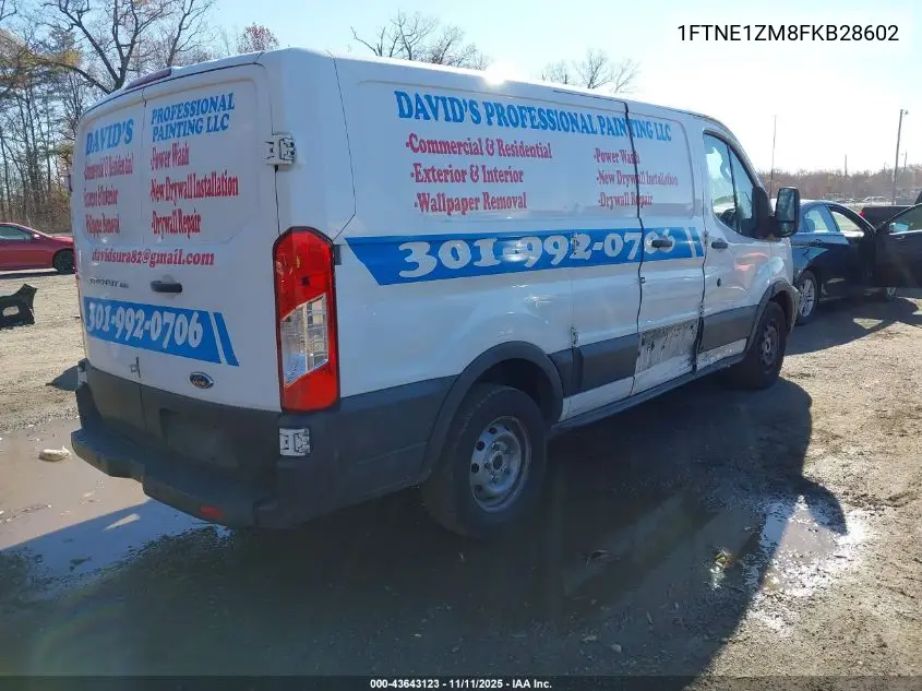 1FTNE1ZM8FKB28602 2015 Ford Transit-150