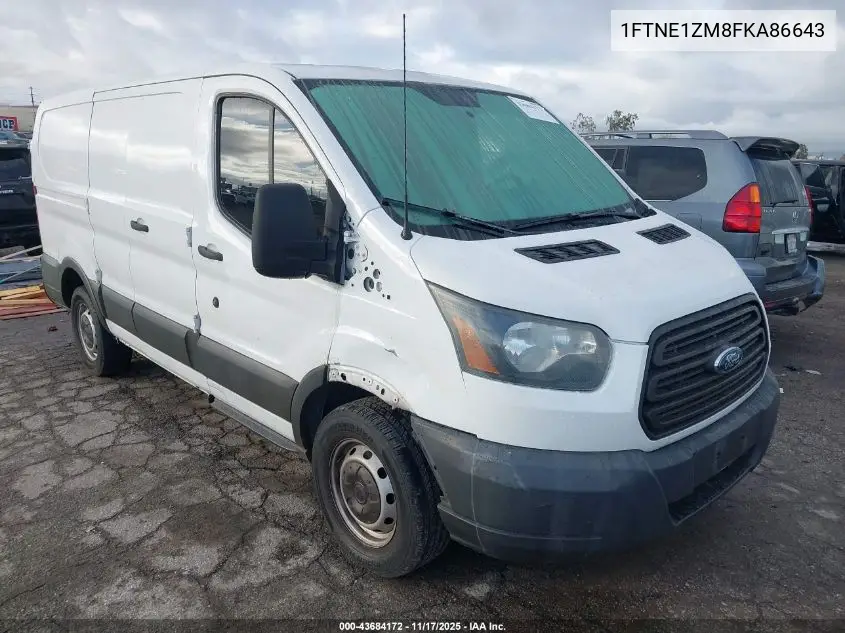 1FTNE1ZM8FKA86643 2015 Ford Transit-150