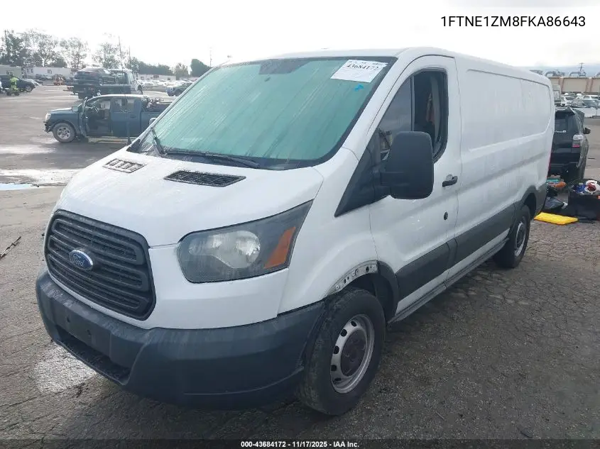 1FTNE1ZM8FKA86643 2015 Ford Transit-150