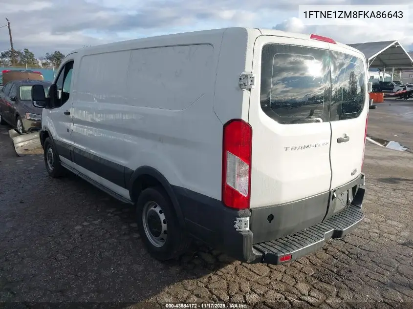 1FTNE1ZM8FKA86643 2015 Ford Transit-150