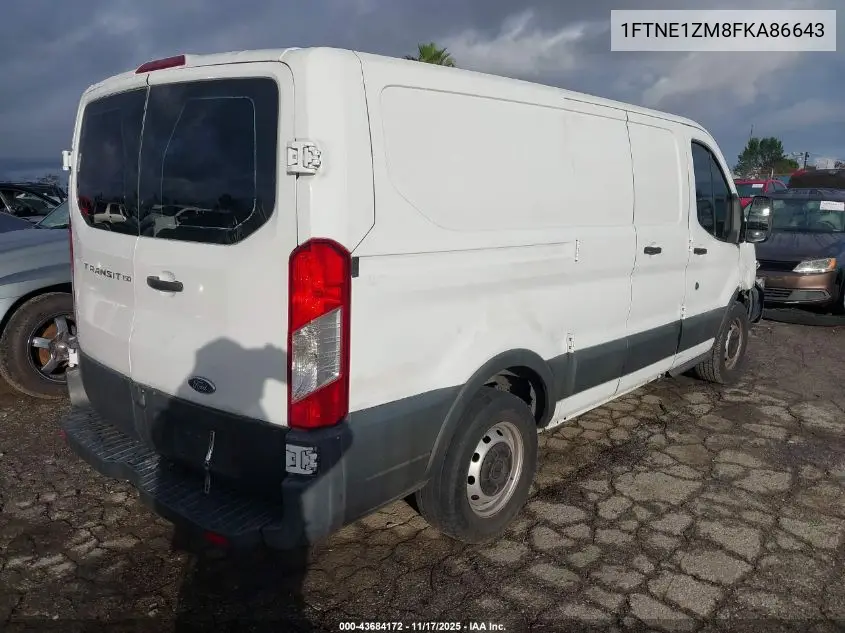 1FTNE1ZM8FKA86643 2015 Ford Transit-150