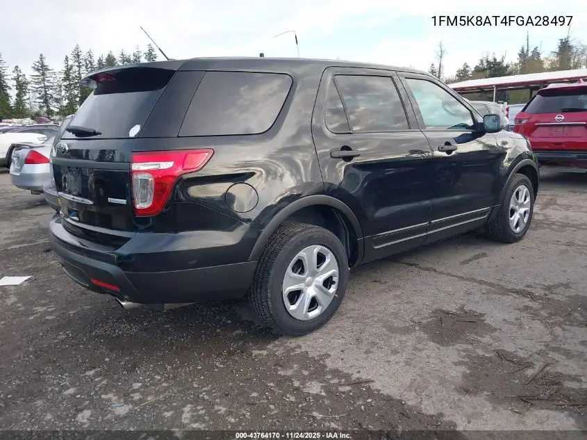 1FM5K8AT4FGA28497 2015 Ford Utility Police Interceptor