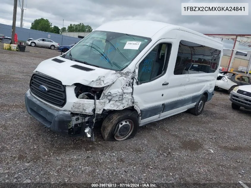 2016 Ford Transit-350 Xl VIN: 1FBZX2CMXGKA24841 Lot: 39876813