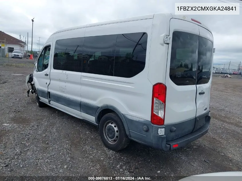 2016 Ford Transit-350 Xl VIN: 1FBZX2CMXGKA24841 Lot: 39876813