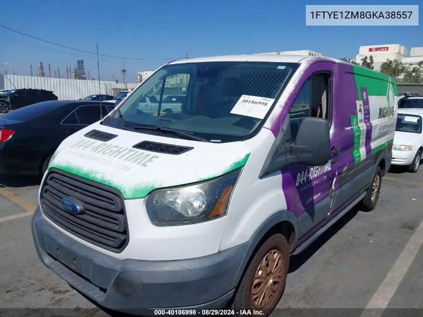 2016 Ford Transit-150 VIN: 1FTYE1ZM8GKA38557 Lot: 40186998