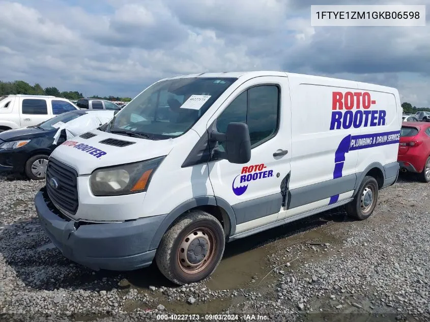 2016 Ford Transit-150 VIN: 1FTYE1ZM1GKB06598 Lot: 40227173