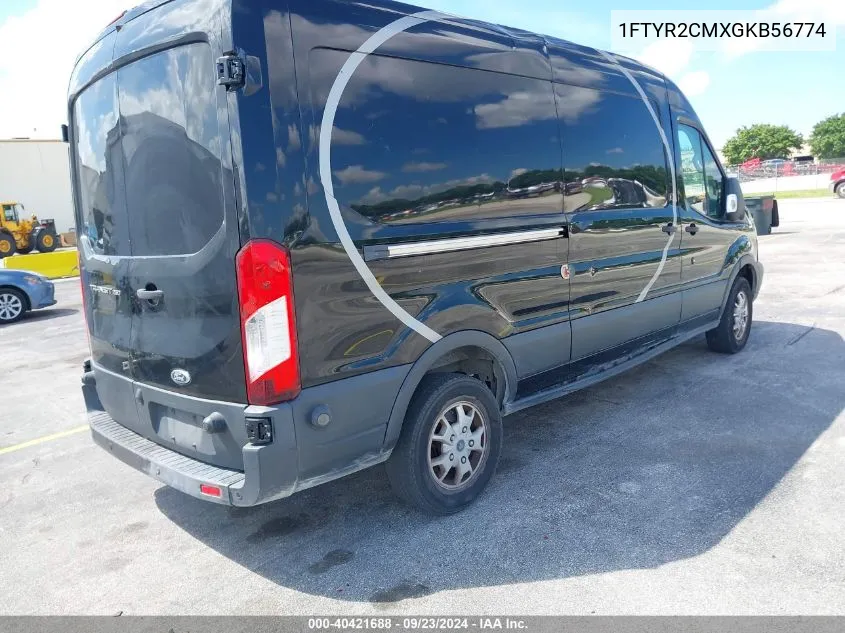 1FTYR2CMXGKB56774 2016 Ford Transit-250