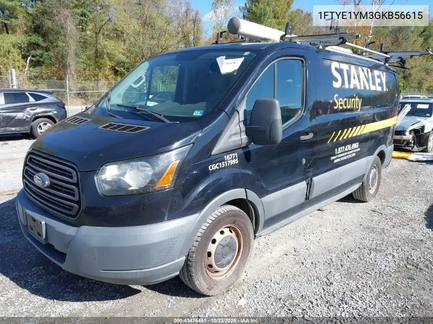 2016 Ford Transit-150 VIN: 1FTYE1YM3GKB56615 Lot: 43476441
