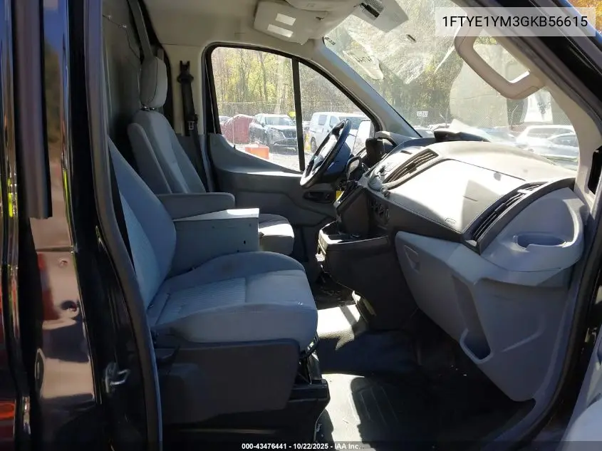 2016 Ford Transit-150 VIN: 1FTYE1YM3GKB56615 Lot: 43476441