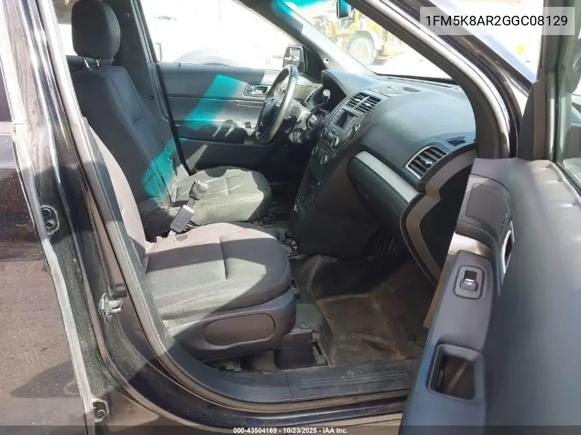 1FM5K8AR2GGC08129 2016 Ford Utility Police Interceptor