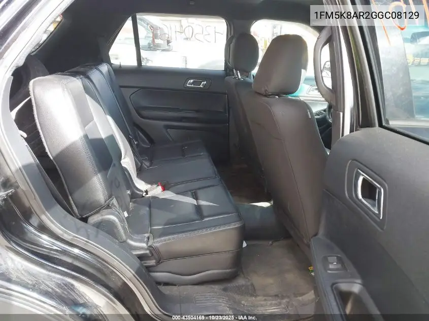 1FM5K8AR2GGC08129 2016 Ford Utility Police Interceptor