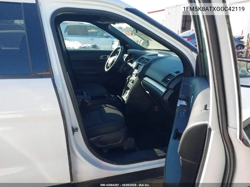 1FM5K8ATXGGC42119 2016 Ford Utility Police Interceptor