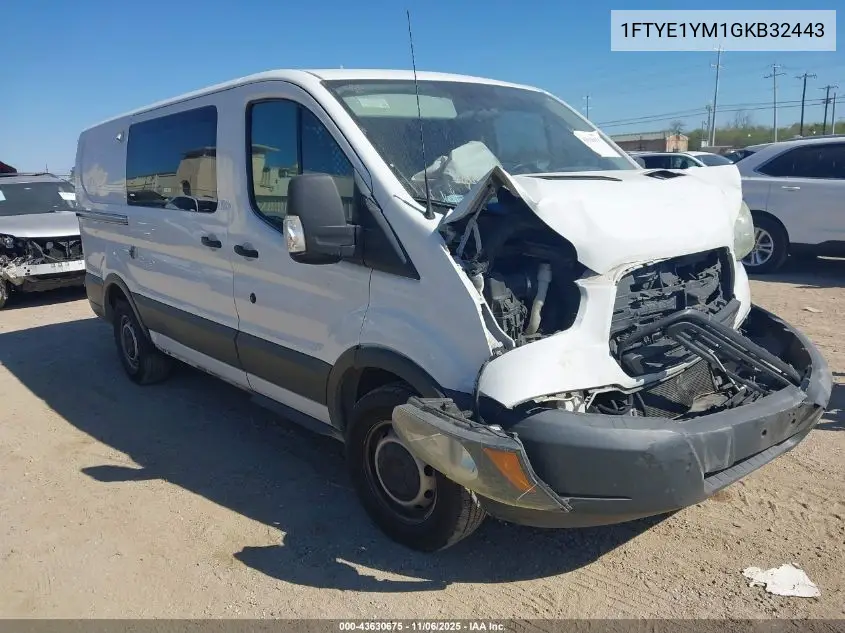 1FTYE1YM1GKB32443 2016 Ford Transit-150