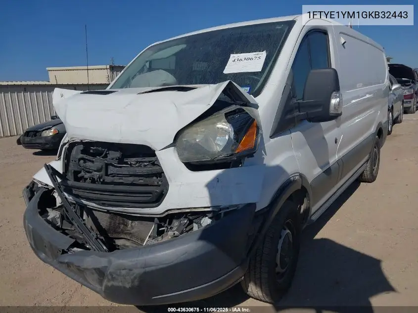 1FTYE1YM1GKB32443 2016 Ford Transit-150