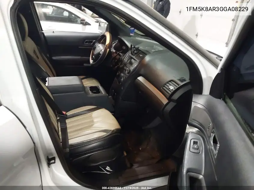 1FM5K8AR3GGA08229 2016 Ford Utility Police Interceptor