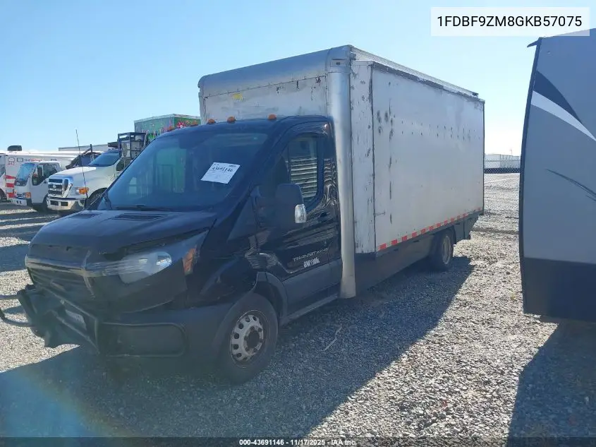 1FDBF9ZM8GKB57075 2016 Ford Transit-350 Cab