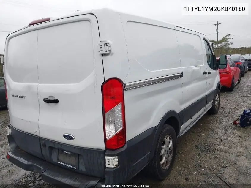 1FTYE1YM2GKB40180 2016 Ford Transit-150