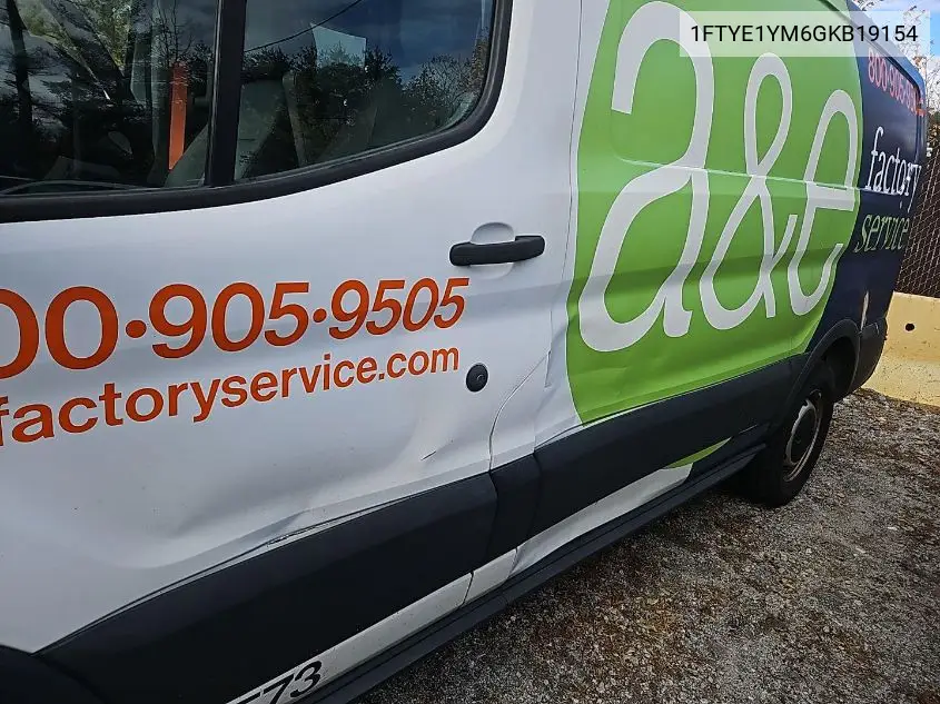 1FTYE1YM6GKB19154 2016 Ford Transit-150