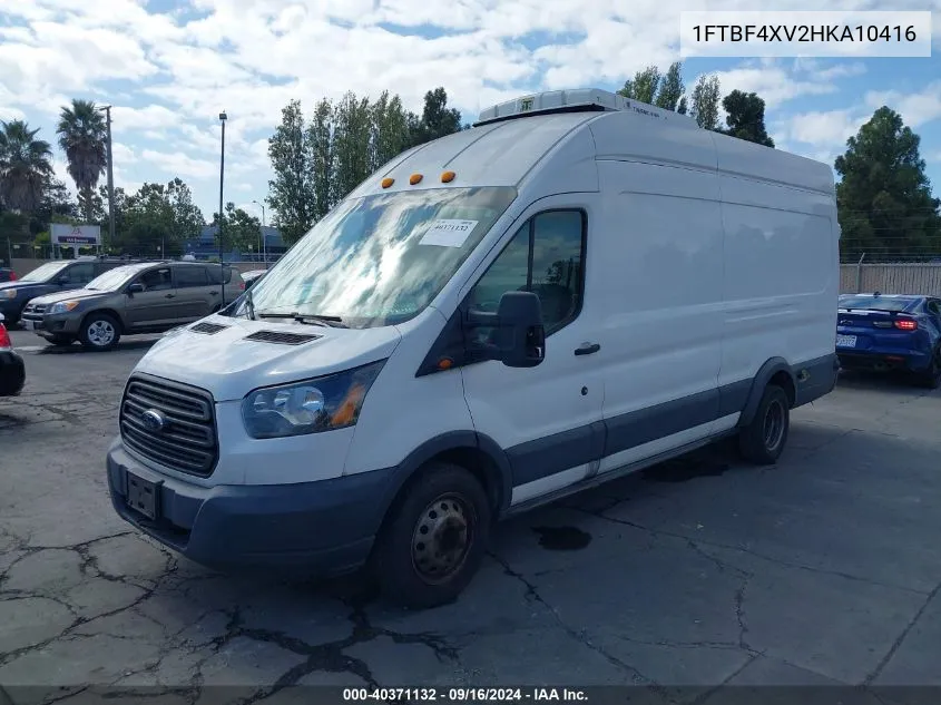 1FTBF4XV2HKA10416 2017 Ford Transit-350