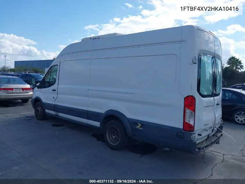 1FTBF4XV2HKA10416 2017 Ford Transit-350