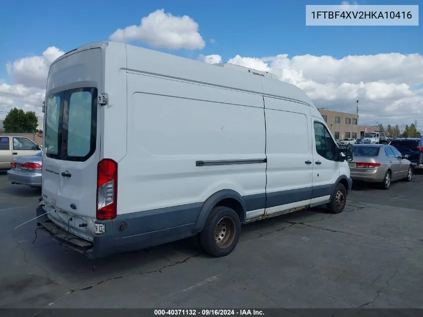 1FTBF4XV2HKA10416 2017 Ford Transit-350