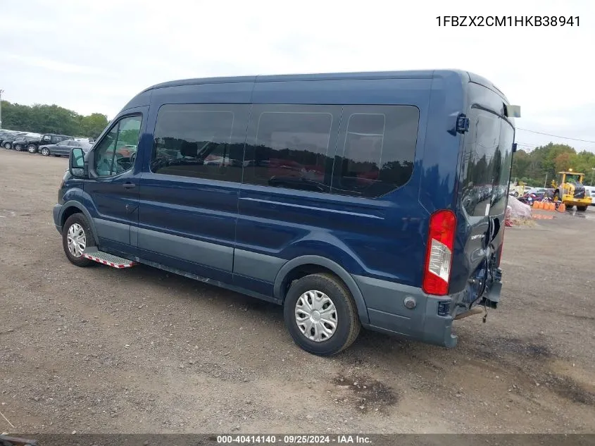 1FBZX2CM1HKB38941 2017 Ford Transit-350 Xl