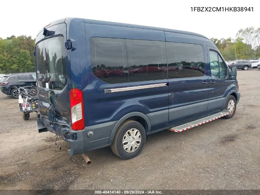 1FBZX2CM1HKB38941 2017 Ford Transit-350 Xl