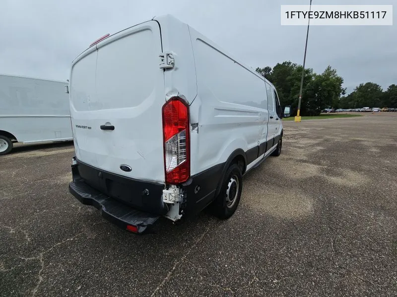 2017 Ford Transit-150 T-150 VIN: 1FTYE9ZM8HKB51117 Lot: 40439547