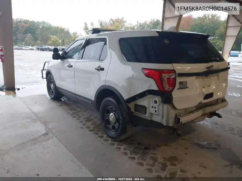 1FM5K8AR0HGC14576 2017 Ford Utility Police Interceptor