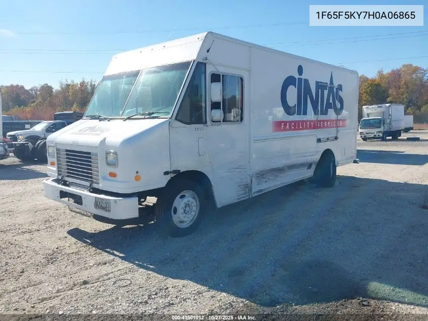 2017 Ford F-59 Commercial Stripped VIN: 1F65F5KY7H0A06865 Lot: 43501012