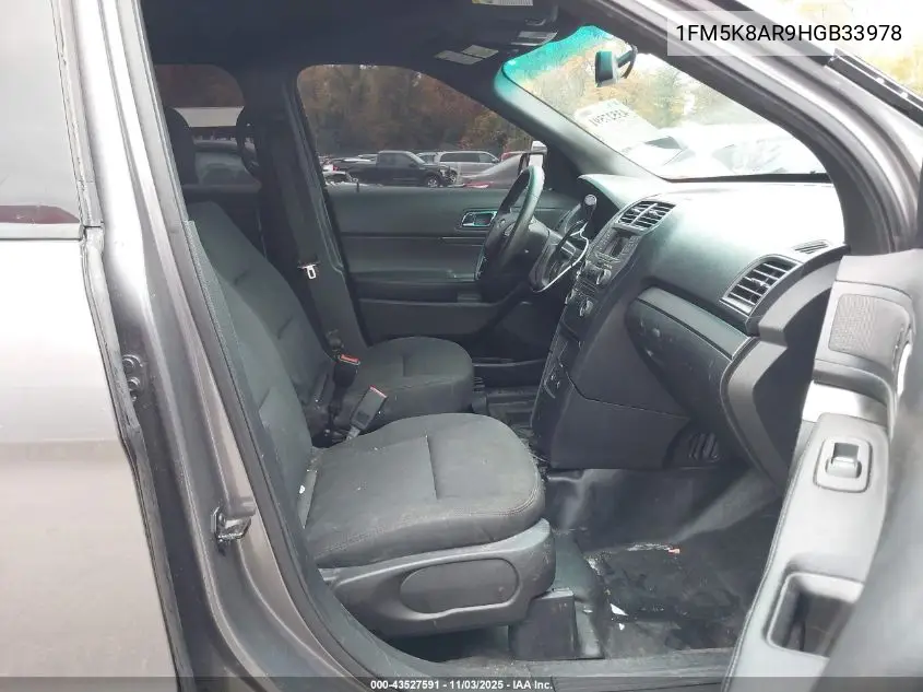 1FM5K8AR9HGB33978 2017 Ford Utility Police Interceptor