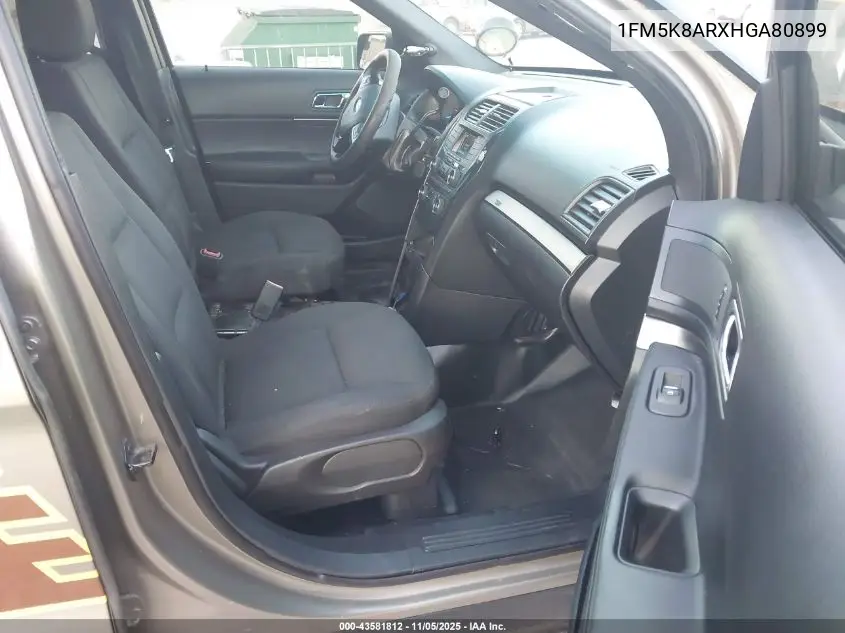 1FM5K8ARXHGA80899 2017 Ford Utility Police Interceptor